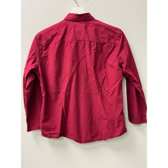 Cutter & Buck Florida State Seminoles‎ Burgundy Checkered Button Down Shirt M - Picture 2 of 7